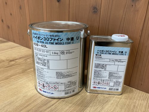 ニッペ/ハイポン30ファイン中塗U K29-40L 4k/s – クニナガペイント